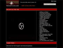 Tablet Screenshot of novacollar.com